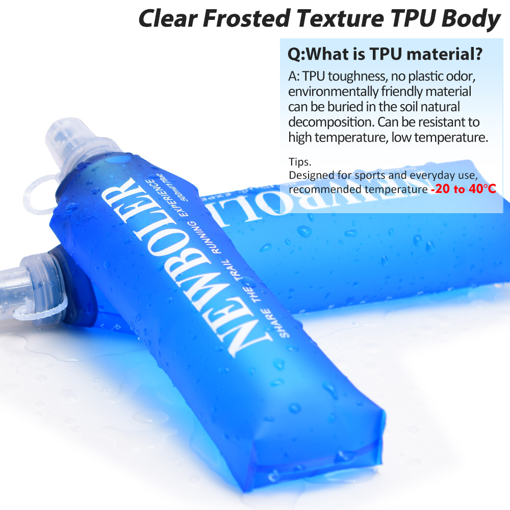 250/500/750ML Water Bottle TPU - Water Bag Collapsible ulasan dan harga