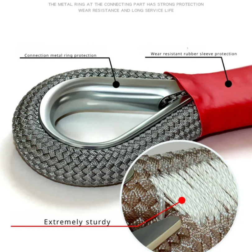 New Car Towing Rope Off-road V - Rescue Rope Throw ulasan dan harga