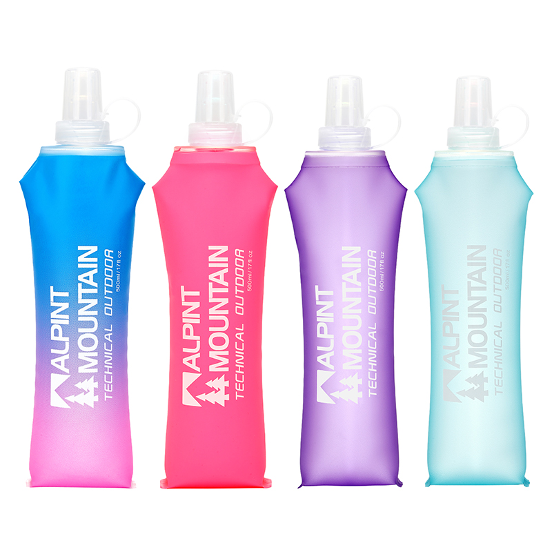 500ml Foldable Leak-Proof Soft - Water Bag Collapsible ulasan dan harga
