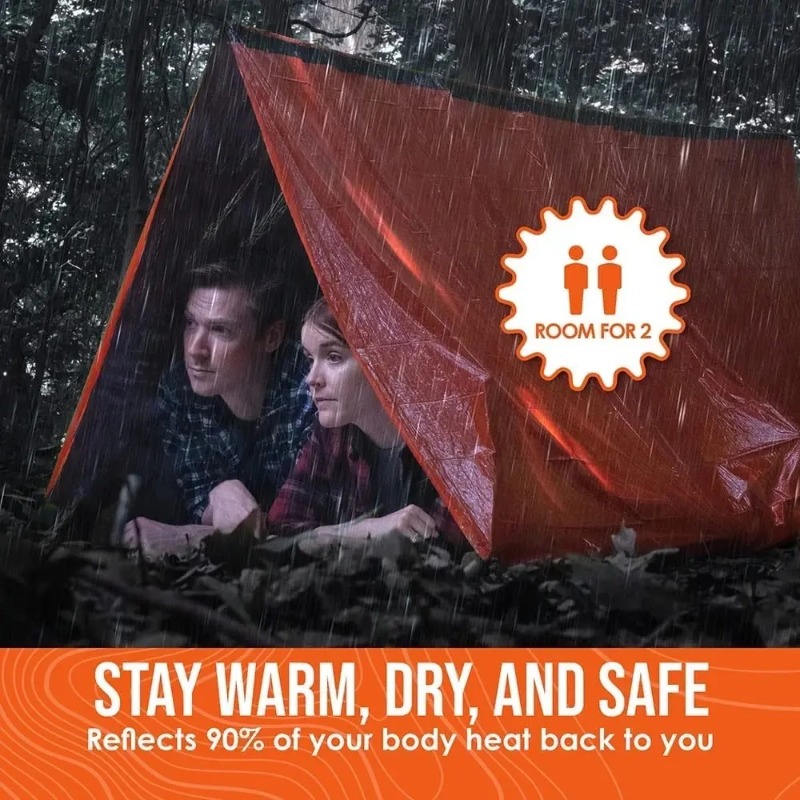 2 Person Emergency Shelter Sur - Emergency Mylar Tent ulasan dan harga