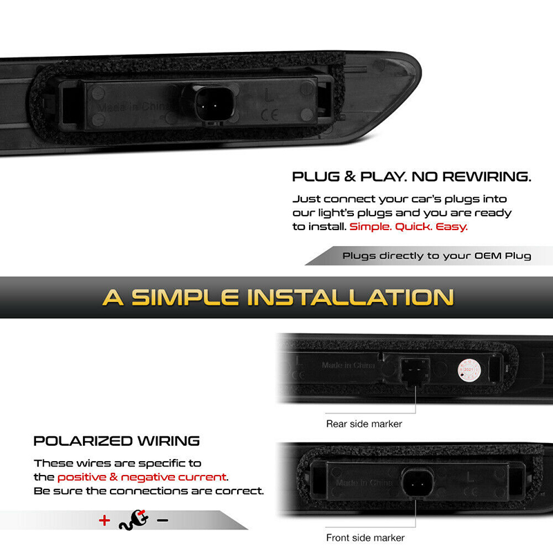 Smoked Lens Front Amber / Rear - Signal Flare Kit ulasan dan harga