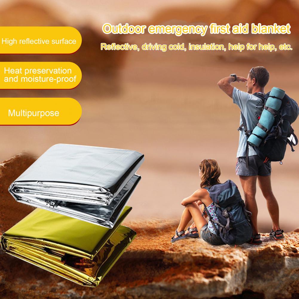 Emergency Thermal Blanket Port - Survival Blanket Reflective ulasan dan harga