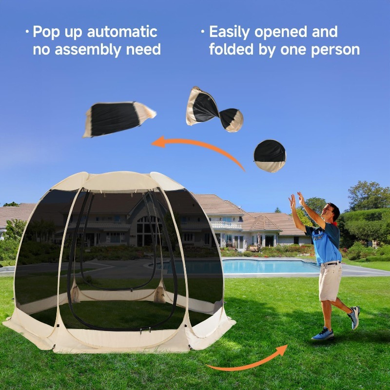 Hot Sale 6 Sided Mesh Screen P - Emergency Mylar Tent ulasan dan harga