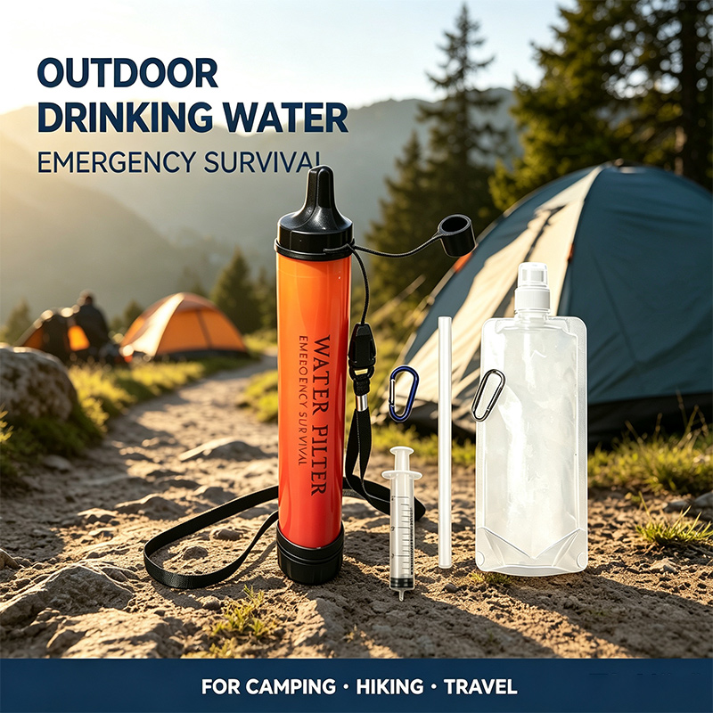 Outdoor Mini Water Filter Stra - Water Purification Straw ulasan dan harga
