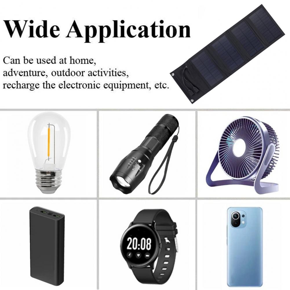 Lightweight Solar Panel Foldab - Solar Emergency Charger ulasan dan harga