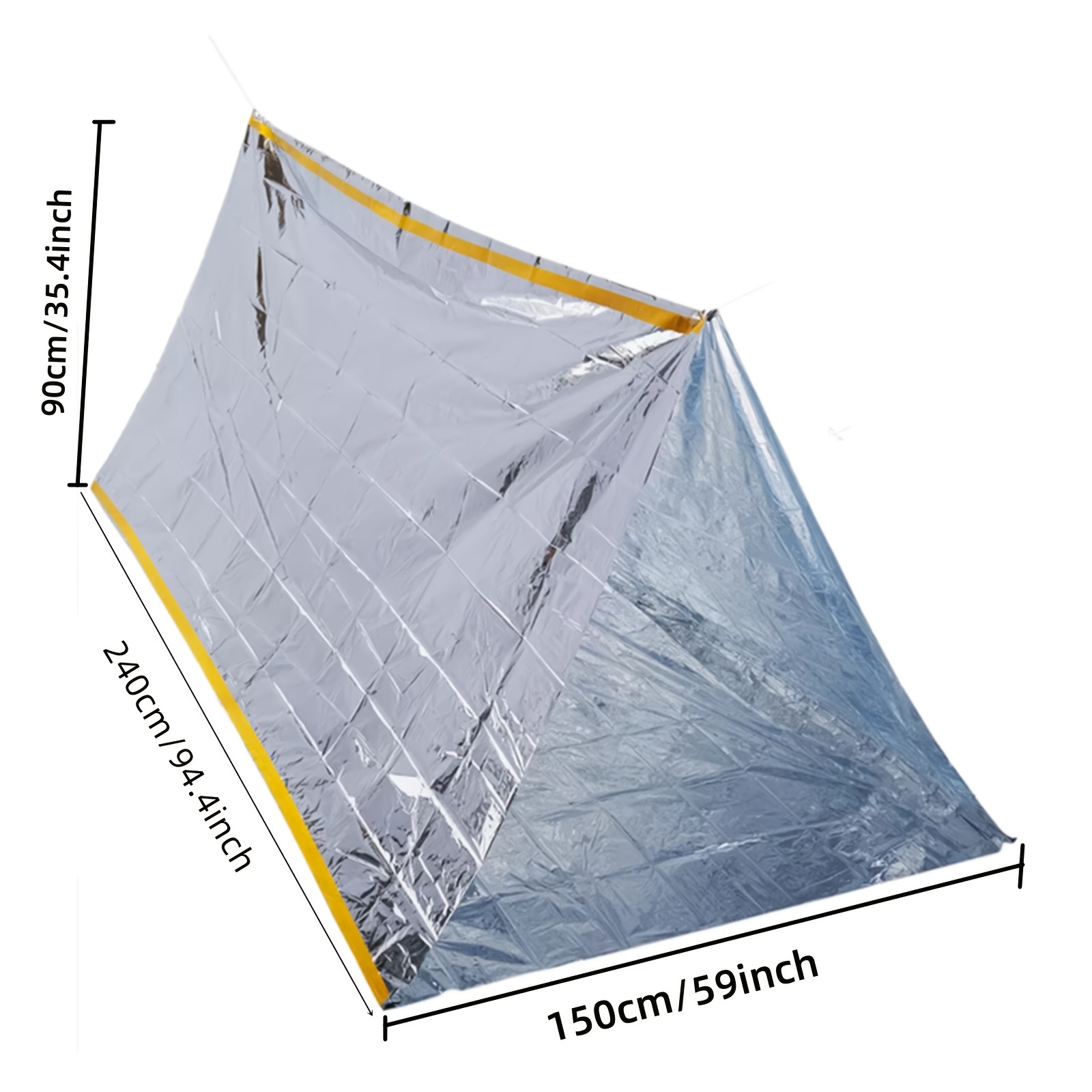 Compact Emergency Thermal Tent - Emergency Mylar Tent ulasan dan harga