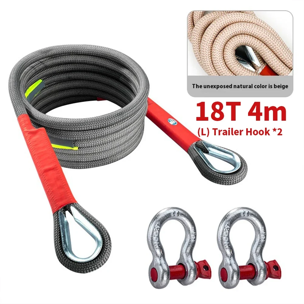 New Car Towing Rope Off-road V - Rescue Rope Throw ulasan dan harga