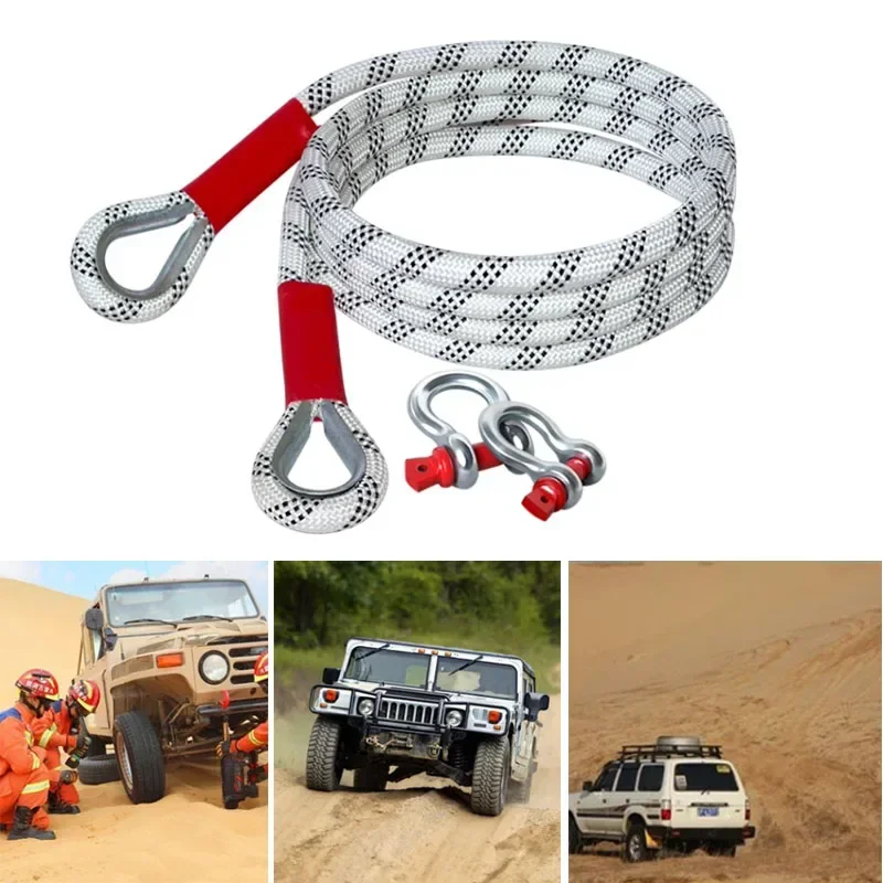 New Car Towing Rope Off-road V - Rescue Rope Throw ulasan dan harga