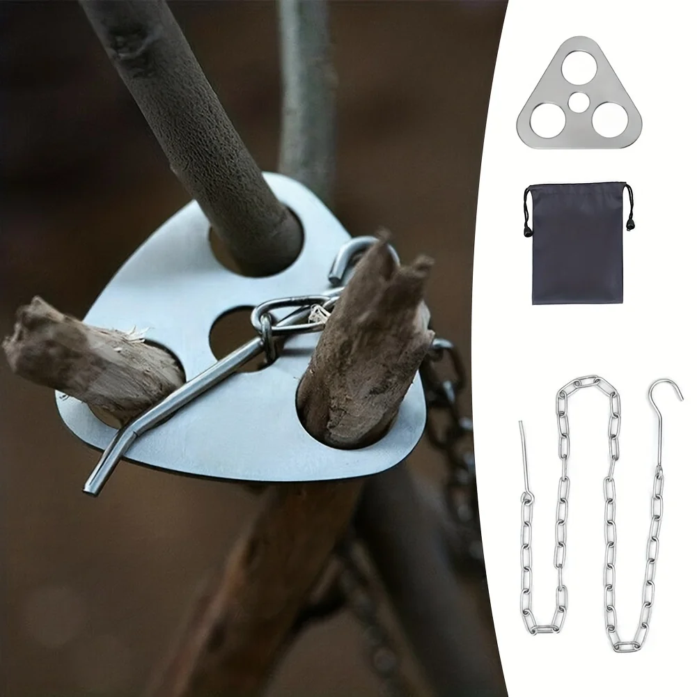 Outdoor BBQ Tripod Portable De - Fire Starting Kit ulasan dan harga