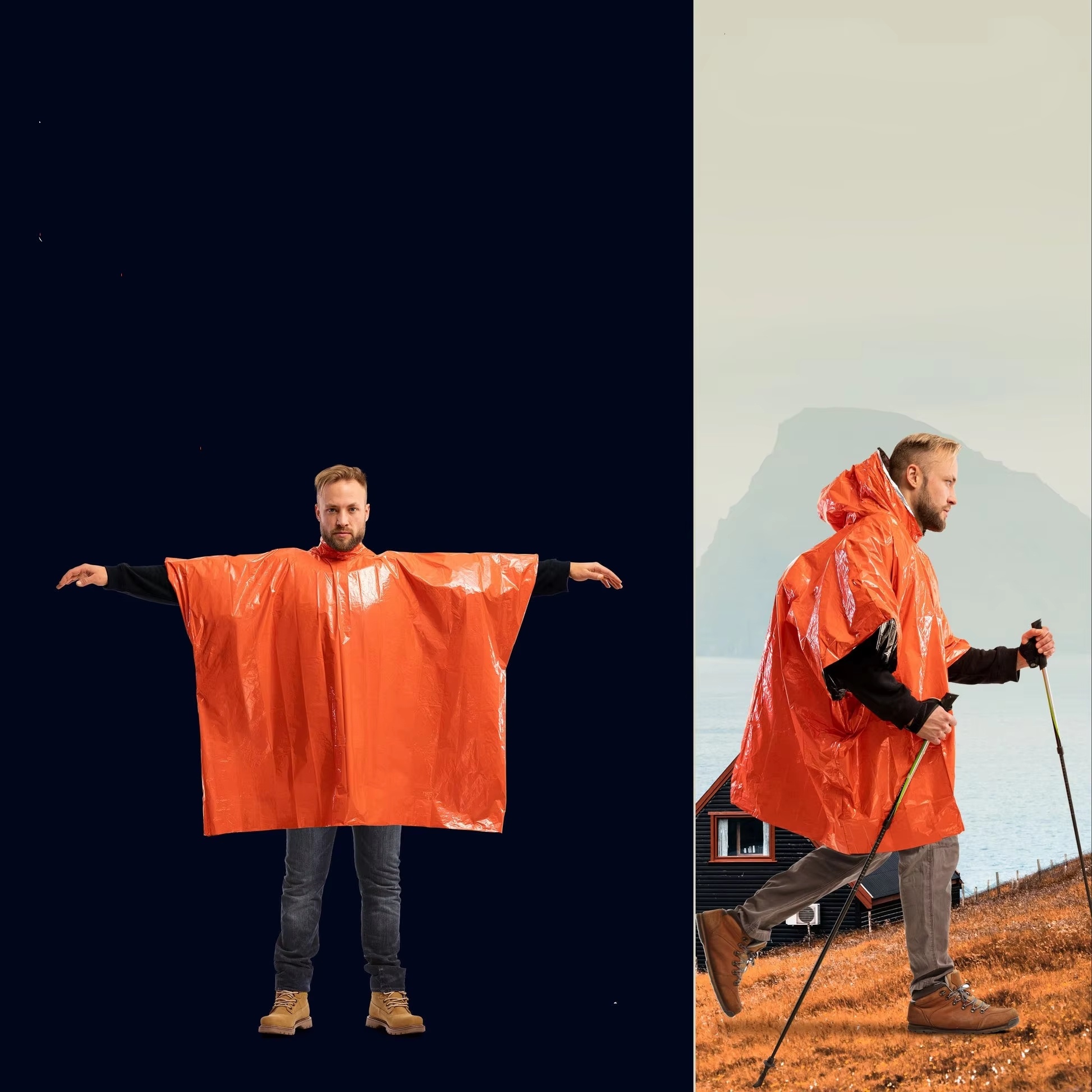 LIFE poncho Emergency Survival - Survival Blanket Reflective ulasan dan harga