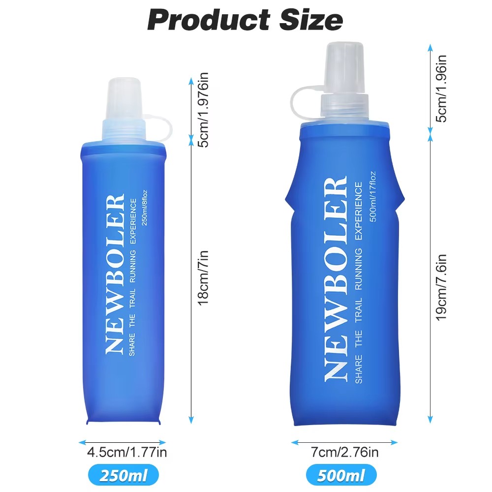 NEWBOLER 250ml/500ml Outdoor C - Water Bag Collapsible ulasan dan harga